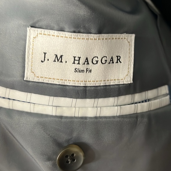 Men's J.M Hagger / Navy Blazer / 40R - Picture 2 of 3